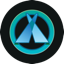 Round X logo